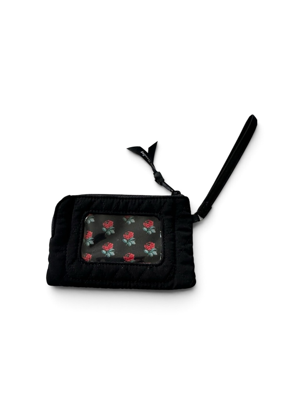 Vera Bradley RFID Zip-Top ID Wristlet in Classic Black